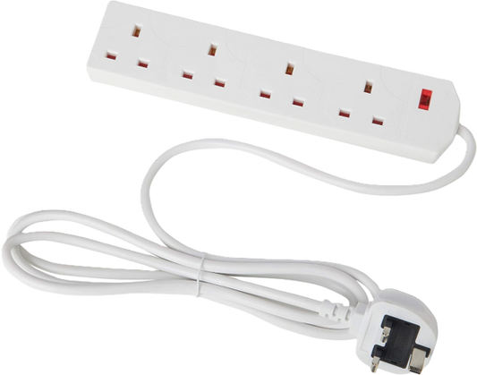 ZX-EXT-GANG | Multi-Gang Extension Lead with Neon Power Indicator