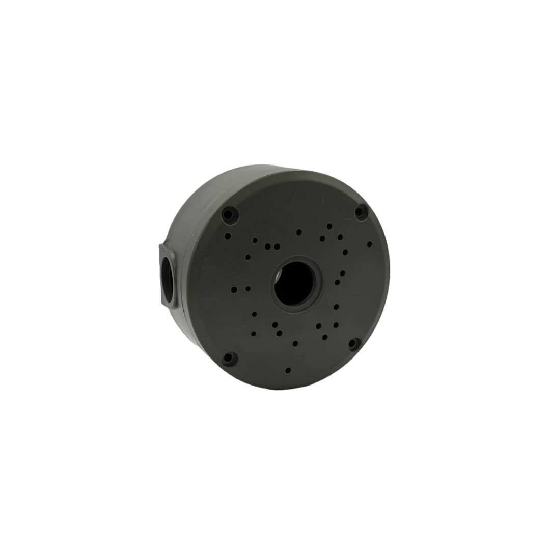 ZX-IP-LV-R120G | Round IP Plastic Junction Box 120 x 47mm Grey