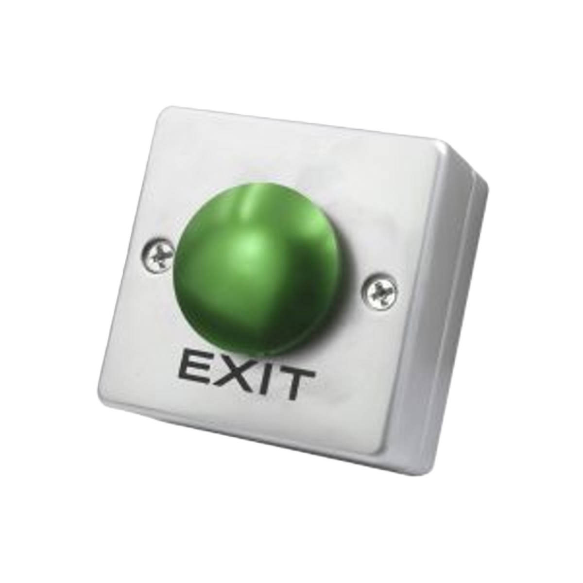 ZX-PTE-ZINC-SM-GREEN | Green Mushroom Push To Exit Button Surface