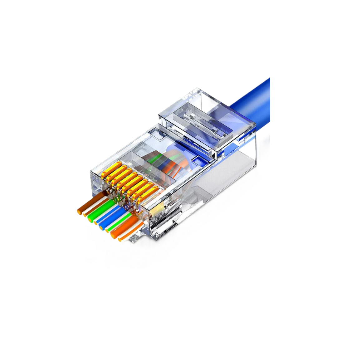 ZX-RJ45-EZ | RJ45 CAT5e Pass Through Connectors x 100