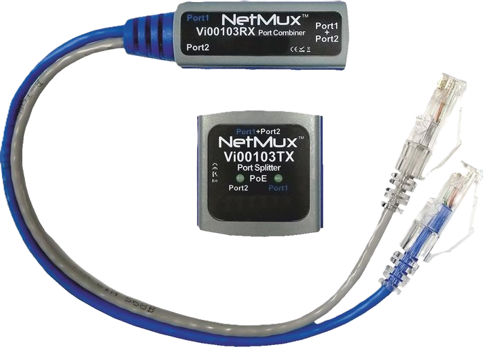 ZX-VI00103 | 2 Port PoE & Ethernet Multiplexer