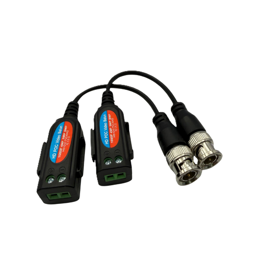 ZX-BAL-8MP-PRO-POC | 4K Power Over Coax CCTV Video Balun with Surge Protection