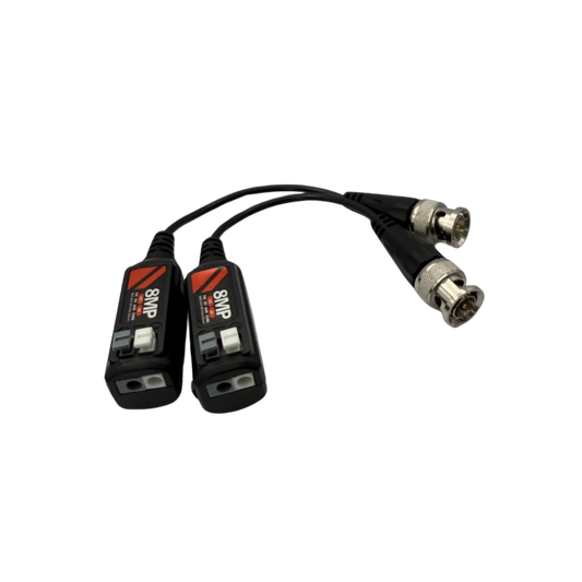 ZX-BAL-8MP-PRO-PU | Professional 8MP CCTV Video Balun with Push Terminal Connection