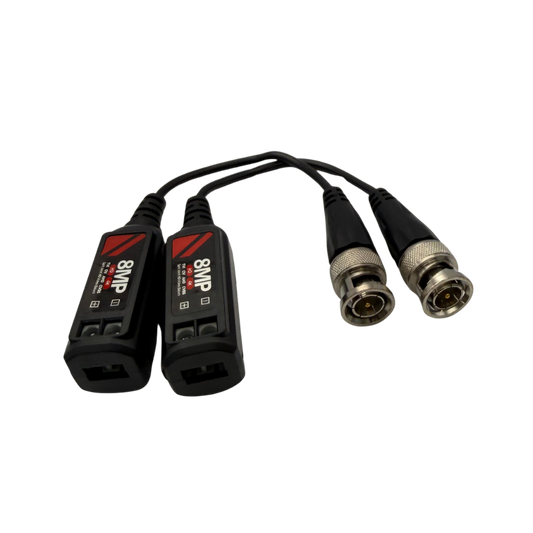 ZX-BAL-8MP-PRO-SC | Professional 8MP CCTV Video Balun with Screw Terminal Connection