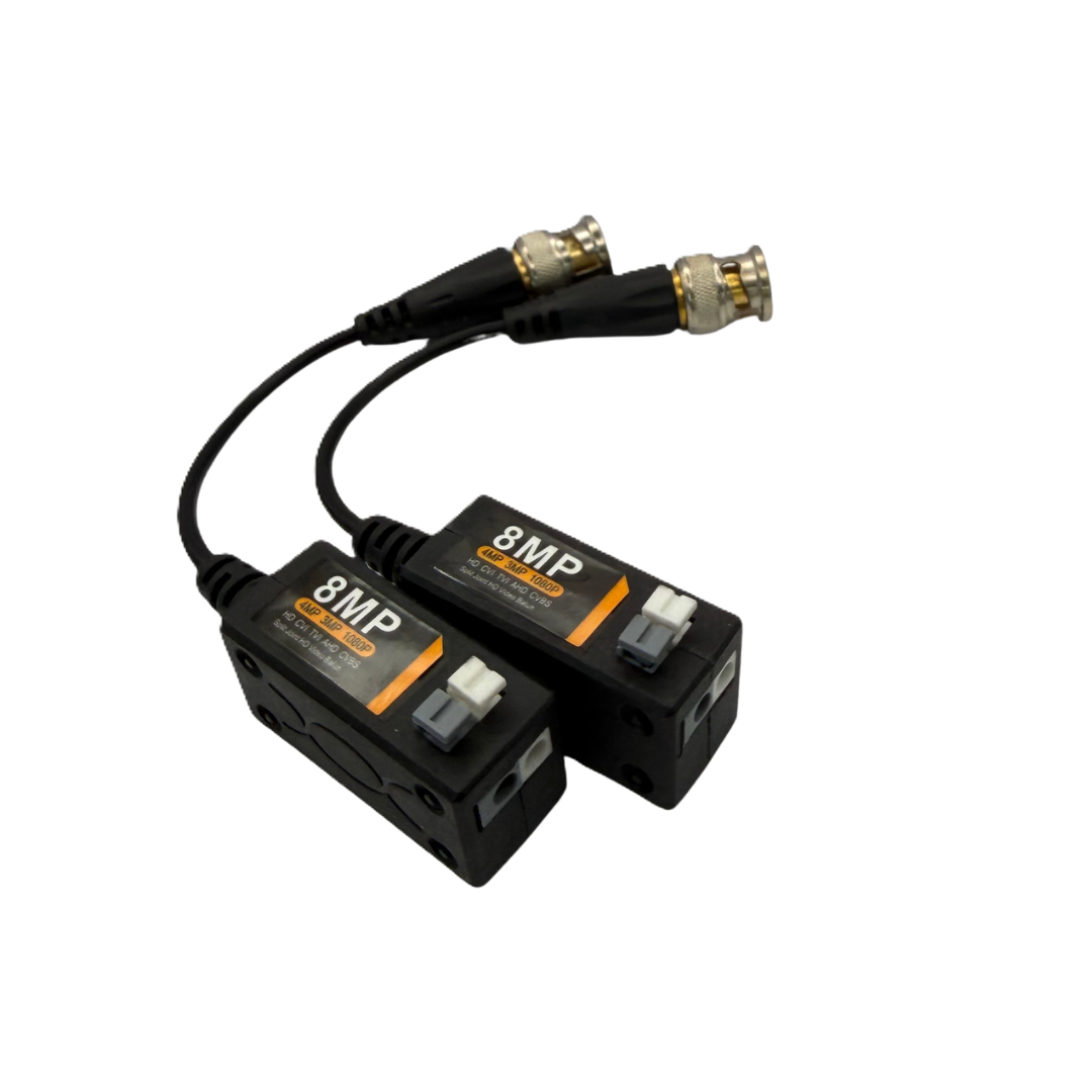 ZX-BAL-8MP-PU | 8MP CCTV Video Balun with Push Terminal Connection