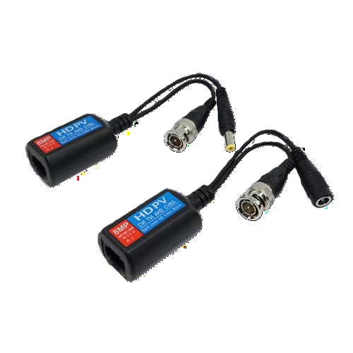 ZX-BAL-8MP-RJ45-PV | 8MP Video & Power CCTV Balun with RJ45 Connection