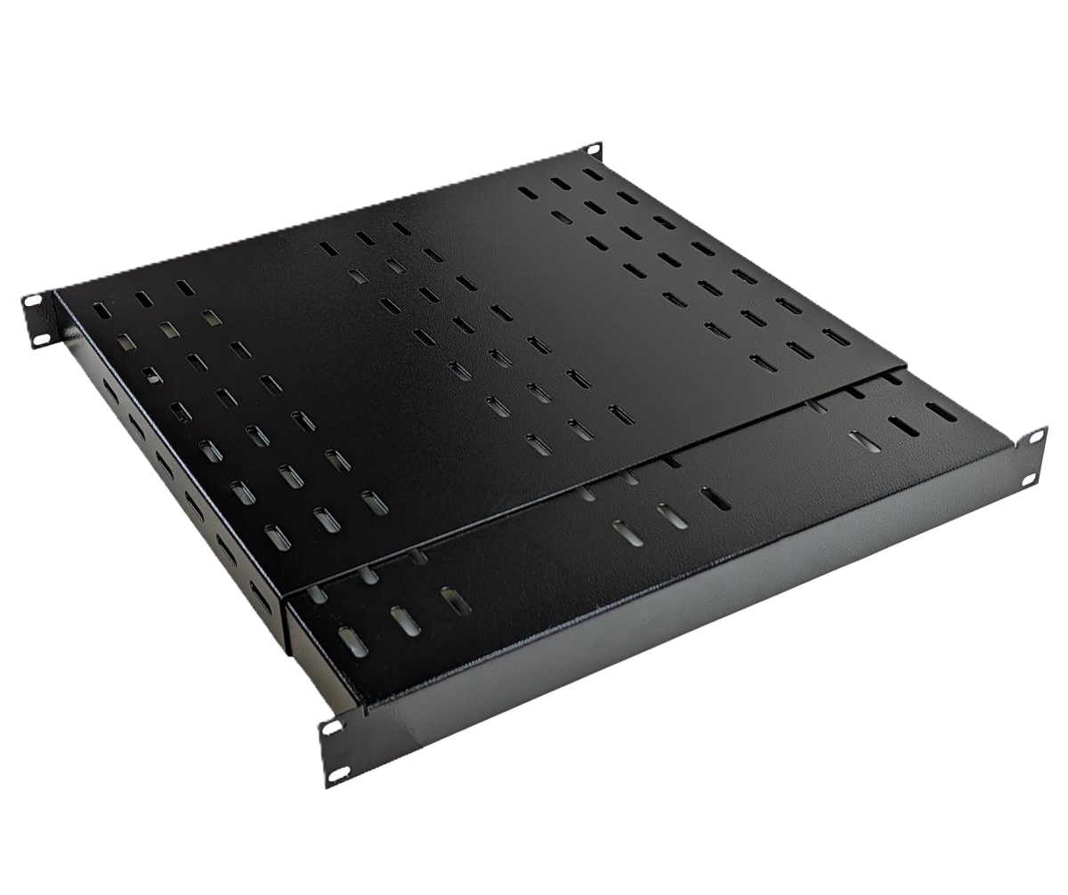 ZX-CAB-SLIDE-SHELF-350600 | 1U Sliding Rack Shelf 350–600mm