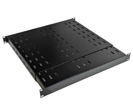 ZX-CAB-SLIDE-SHELF-350600 | 1U Sliding Rack Shelf 350–600mm