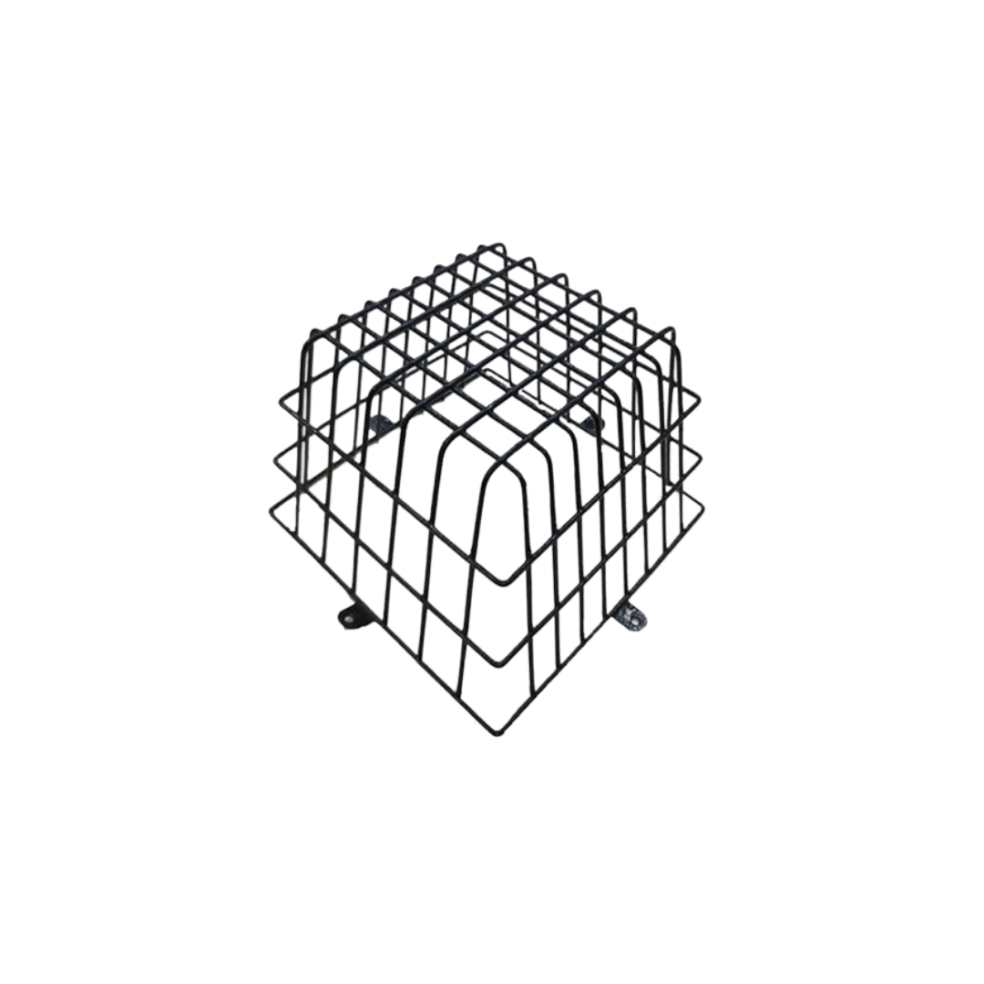 ZX-CAGE-200X200 | Galvanised Black PVC Coated Cage 200mm x 200mm
