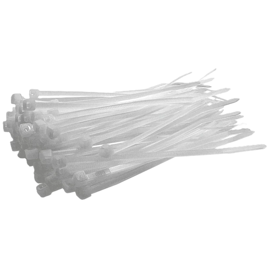 ZX-CT Series | Plastic Cable Ties 100PCS – White & Black