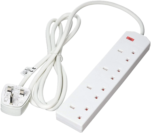 ZX-EXT-GANG | Multi-Gang Extension Lead with Neon Power Indicator