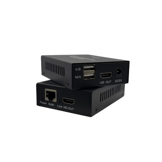 ZX-HDE-4K-120M-KVM – 120M | 1080P@60Hz | 4K@30Hz Loop Out | USB KVM