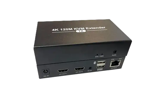HD HDMI KVM Extender – 120M | 1080P@60Hz | 4K@30Hz Loop Out | USB KVM & IR Control