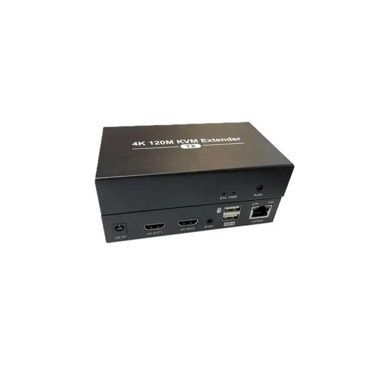 HD HDMI KVM Extender – 120M | 1080P@60Hz | 4K@30Hz Loop Out | USB KVM & IR Control