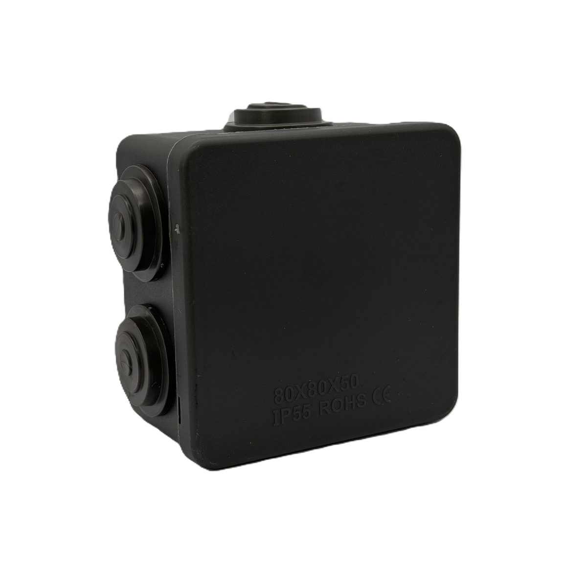 ZX-IP-LV-85G | IP Rated Plastic Junction Box 85 x 85 x 50mm Dark Grey