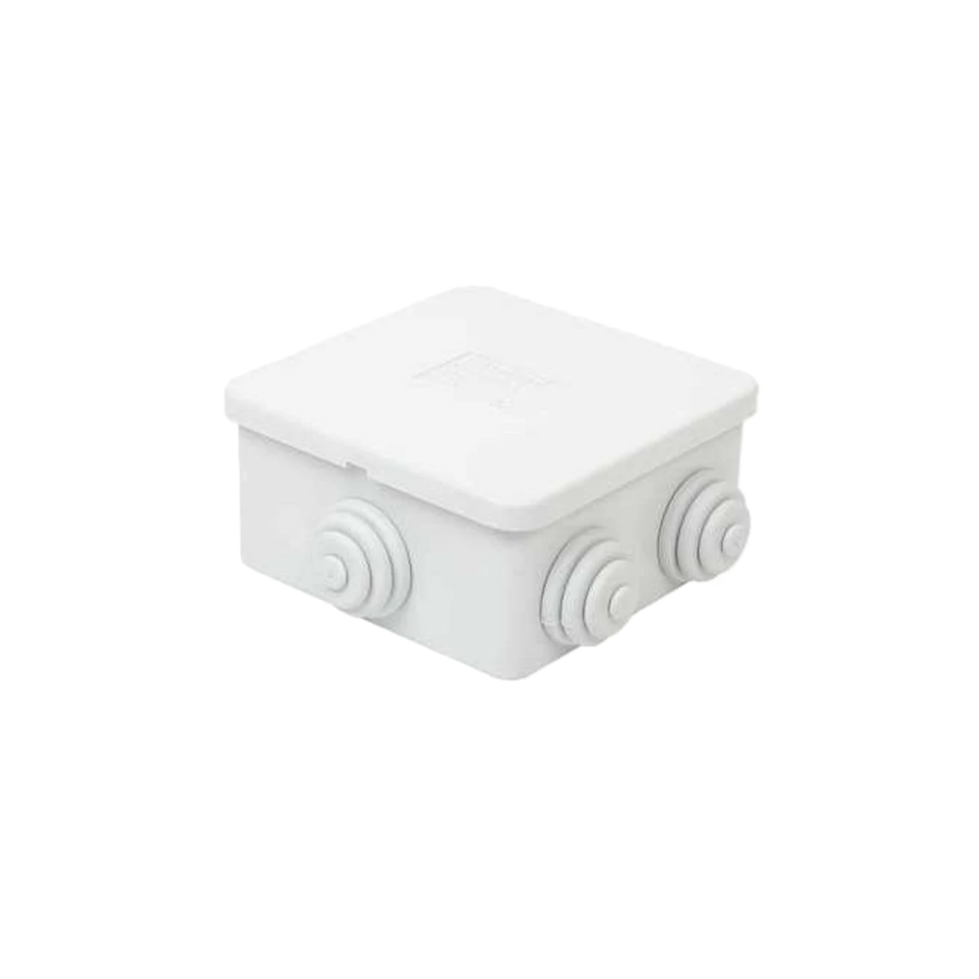 ZX-IP-LV-85W | IP Rated Plastic Junction Box 85 x 85 x 50mm White