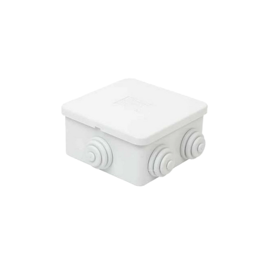 ZX-IP-LV-85W | IP Rated Plastic Junction Box 85 x 85 x 50mm White