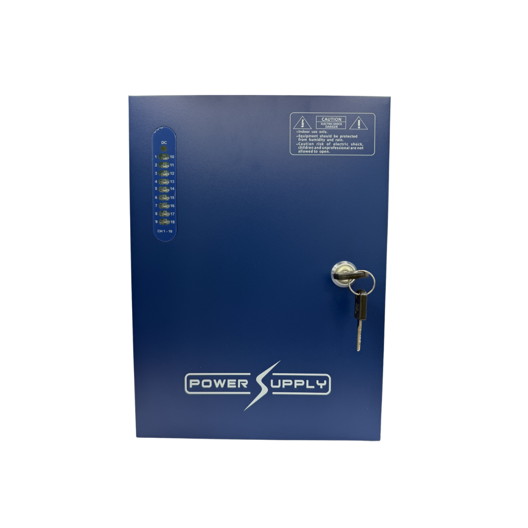 ZX-PSU-9/18-10/20AMP | 12V Boxed CCTV Power Supply