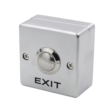 ZX-PTE-MINI-ZINC-SM | Mini Zinc Alloy Surface Mount Push To Exit Button