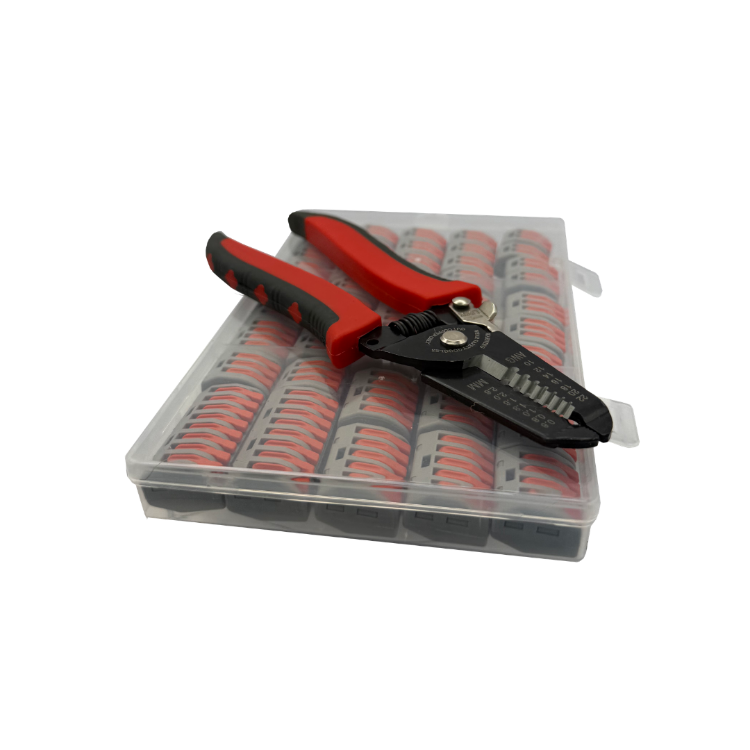 ZX-TB Mixed Terminal Block Kit with Cutting Tool – 47 Piece Assortment