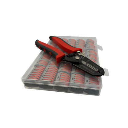 ZX-TB Mixed Terminal Block Kit with Cutting Tool – 47 Piece Assortment