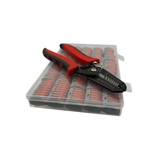 ZX-TB Mixed Terminal Block Kit with Cutting Tool – 47 Piece Assortment